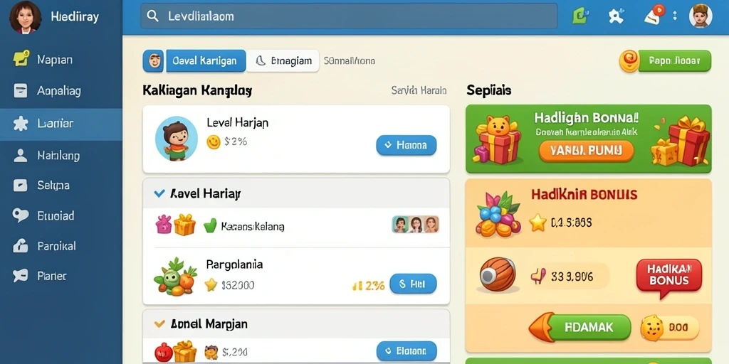 Fitur turnamen bulanan yang menarik dan kompetitif.