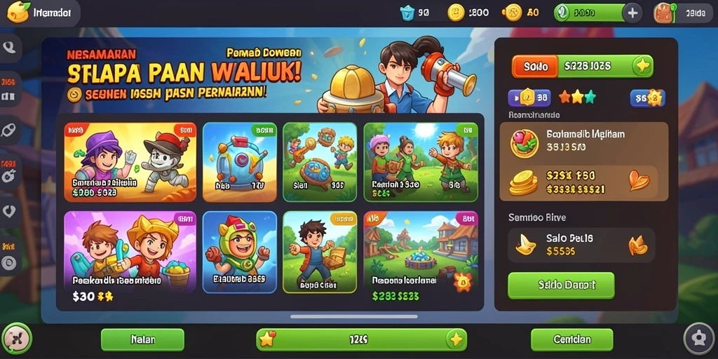 Aksi seru dalam mode multiplayer dengan teman.
